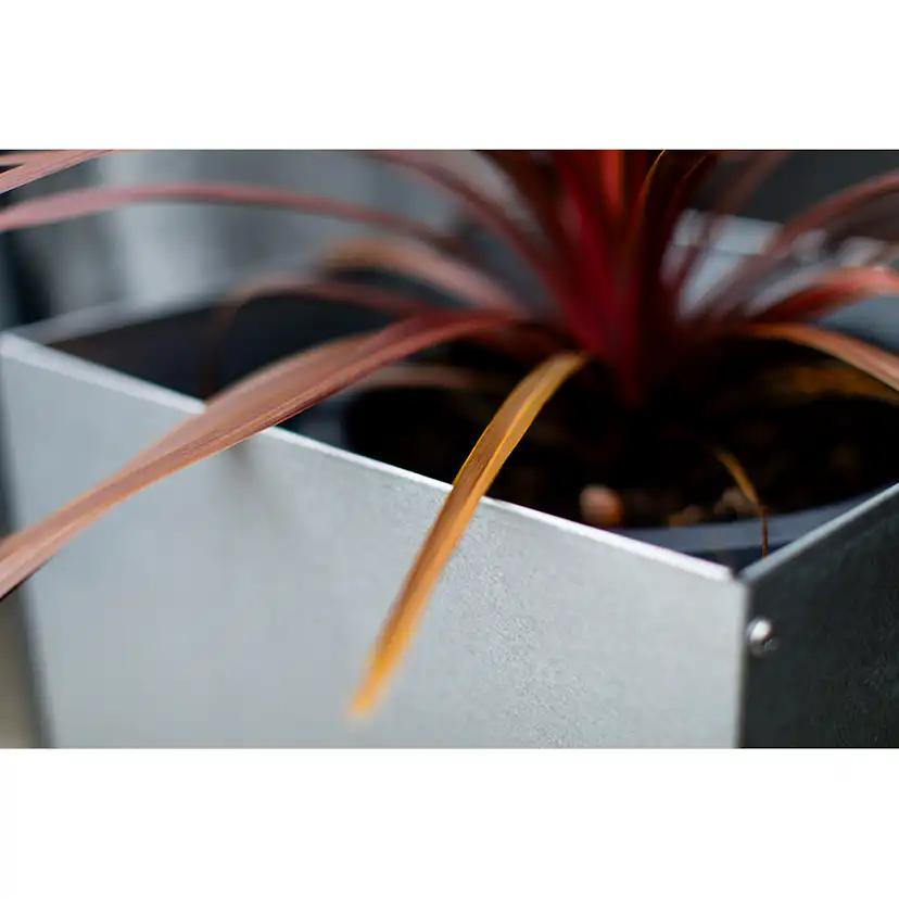 Kruka Skotte Garden Zinkplåt 25X25X30 cm