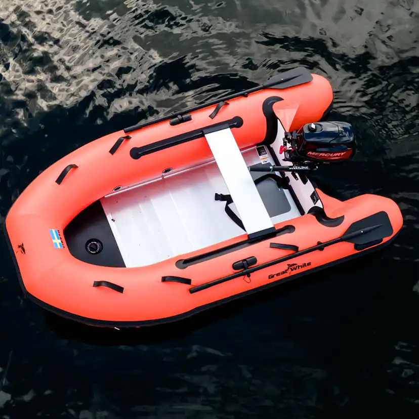 Gummibåt GreatWhite VIB270 Luftdurk Orange