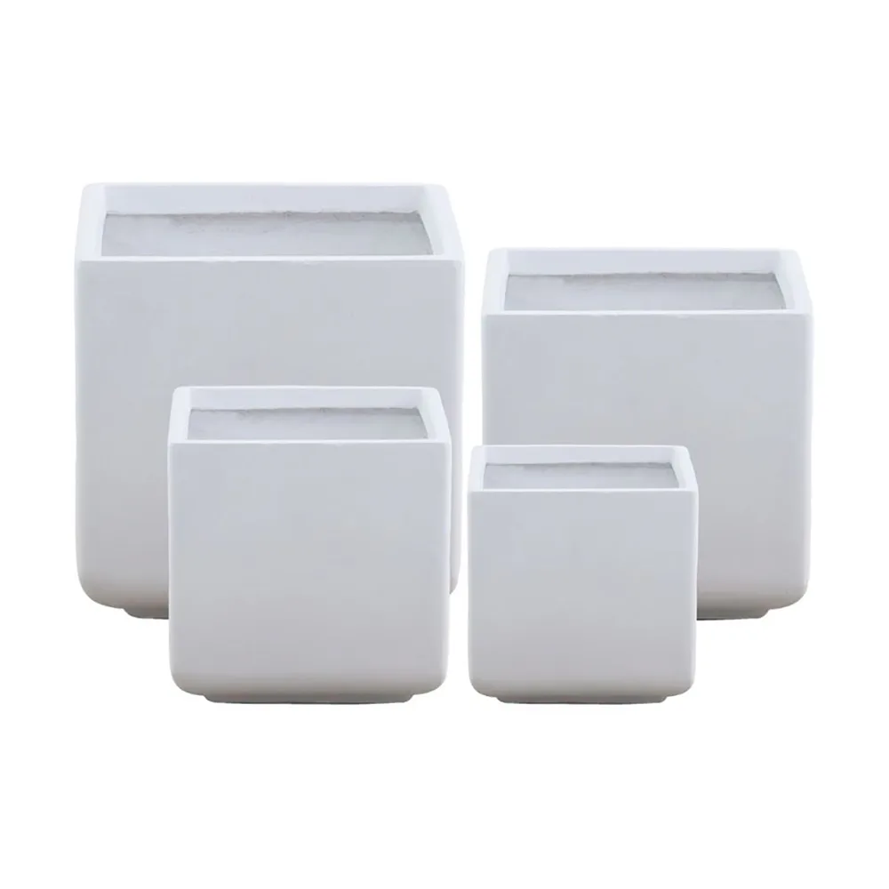 Kruka Lyfco Fyrkantig Vit