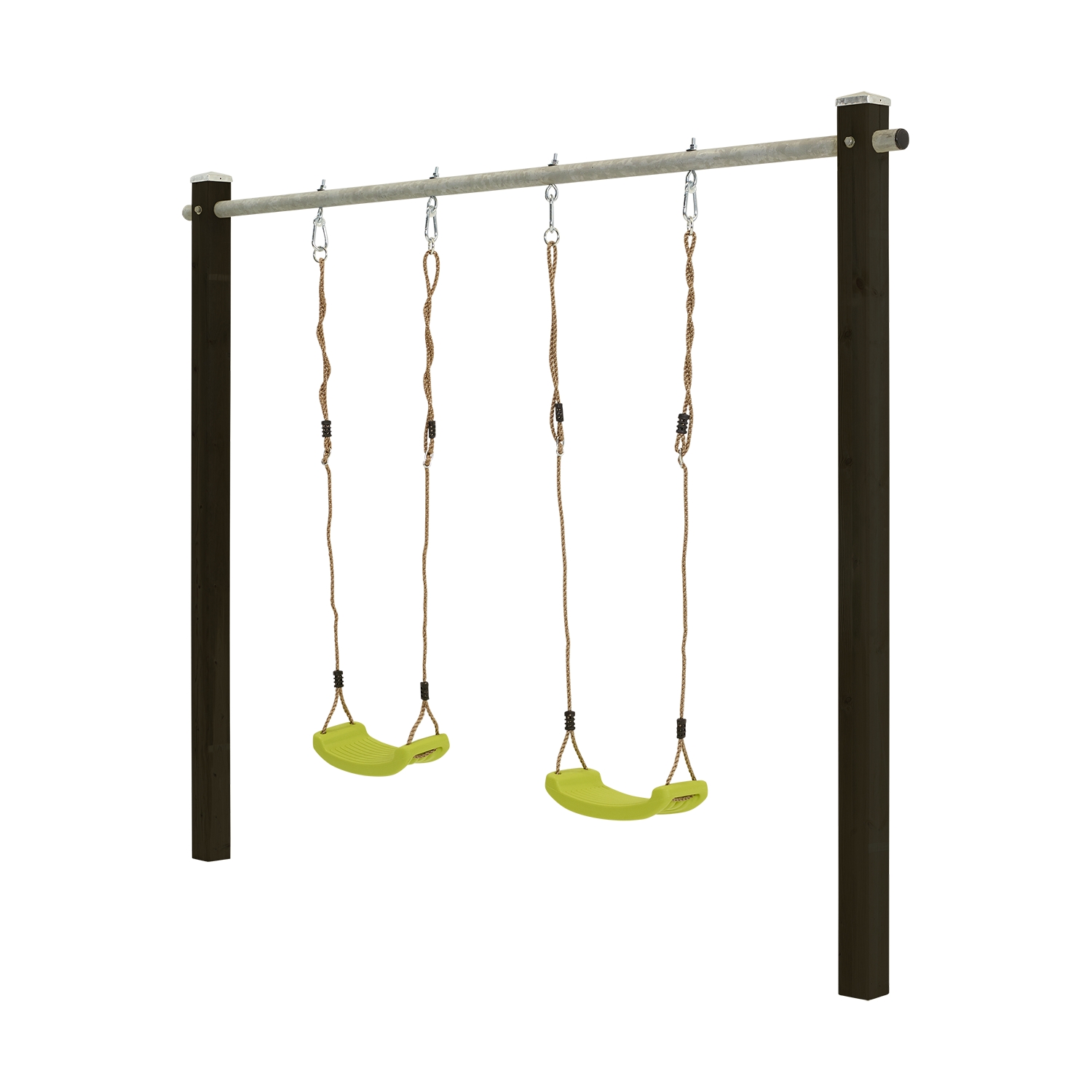 Gungställning PLUS Stålrörsöverliggare Gungsitsar 264x9x210 cm