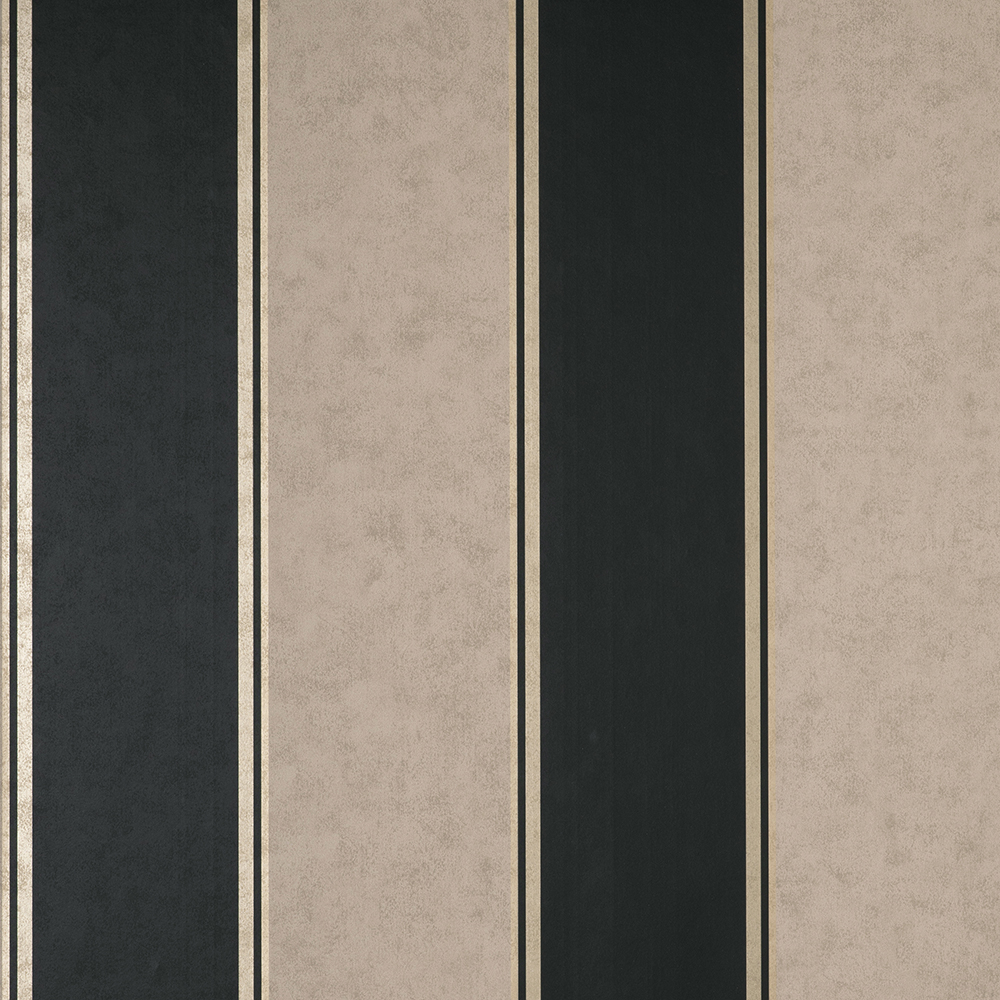 Tapet Crown Wallcoverings Archive M1707 Non Woven, Randig Svart
