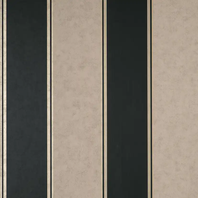 Tapet Crown Wallcoverings Archive M1707 Non Woven, Randig Svart