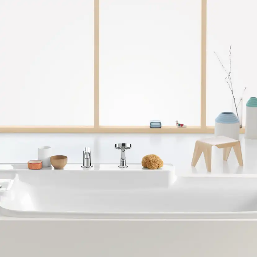Inbyggnadsdel Hansgrohe Securflex-set till Karkant med Handdusch
