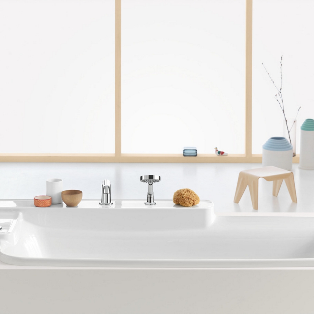 Inbyggnadsdel Hansgrohe Securflex-set till Karkant med Handdusch