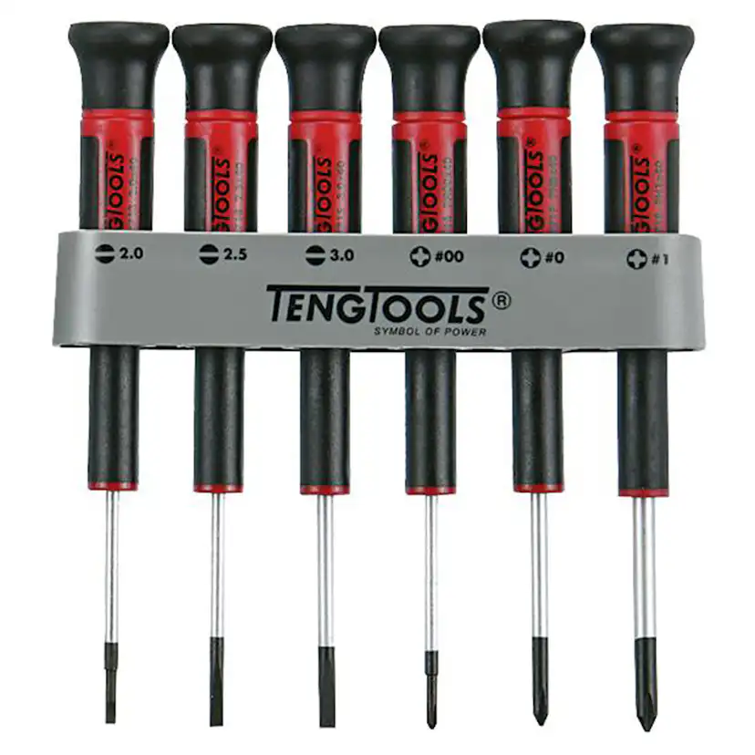 Finmekanikermejselsats Teng Tools 6-Delar
