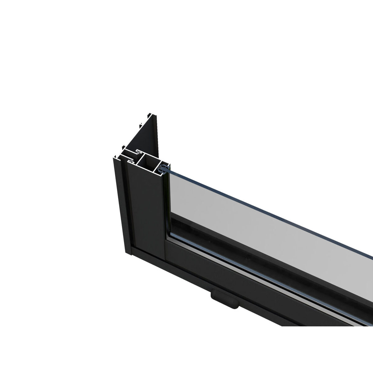 Ines 13,7 m2 Slide NO Obehandlad med Slide 1-lagers glas