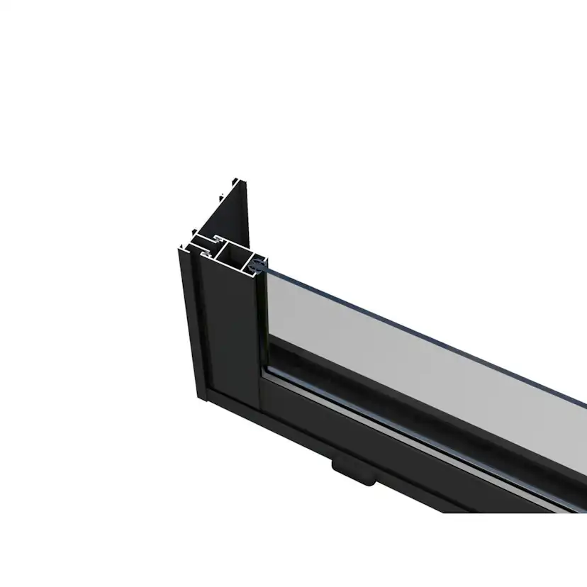 Ines 13,7 m2 Slide NO Obehandlad med Slide 1-lagers glas