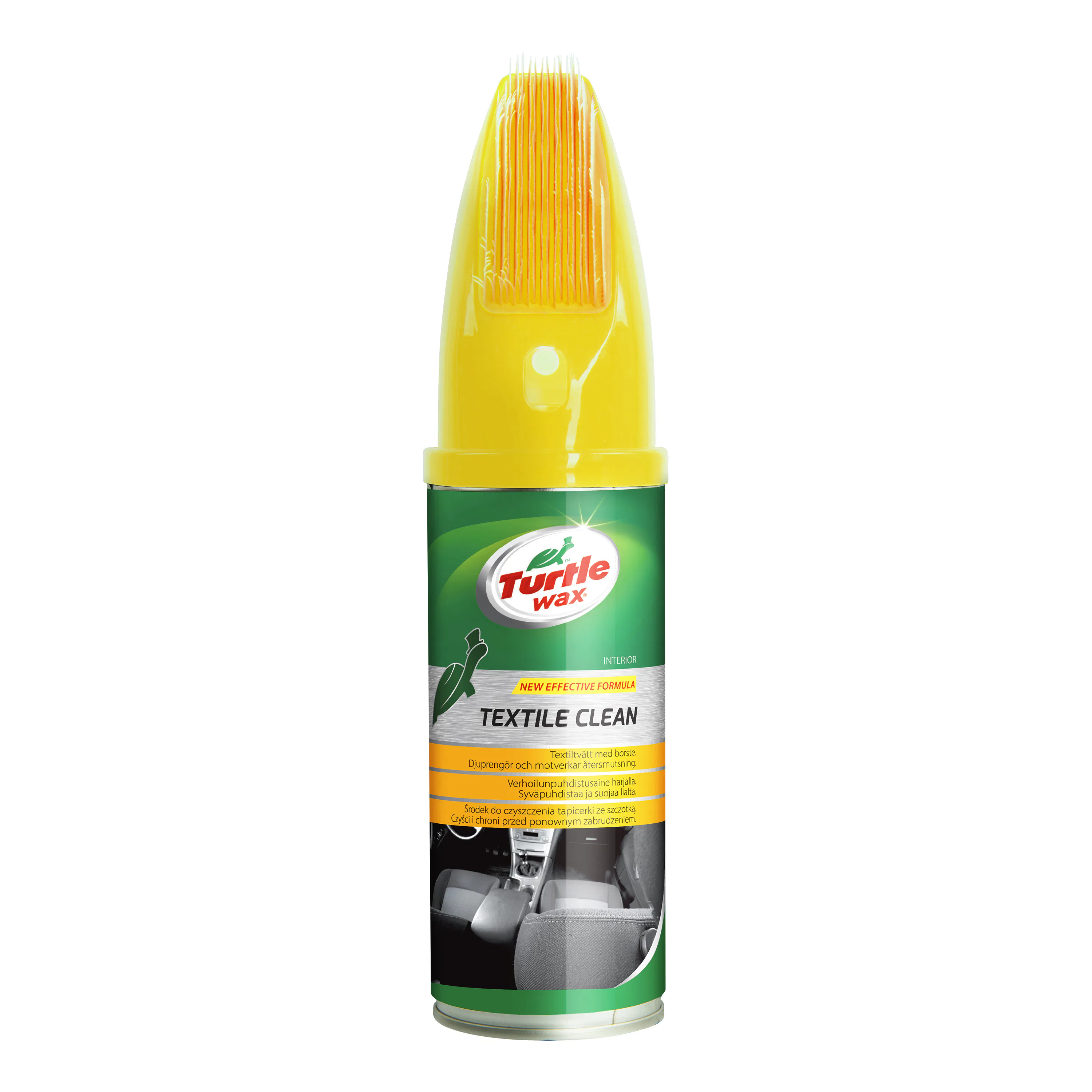 Bilschampo Turtle Wax Textile Clean med Borste 300ml