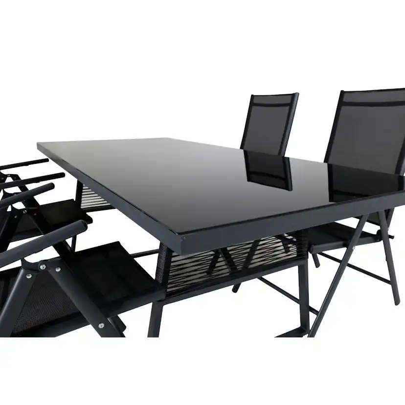 Matgrupp Venture Home Dallas Matgrupp Utomhus 193cm med 4 Break Positionsstolar
