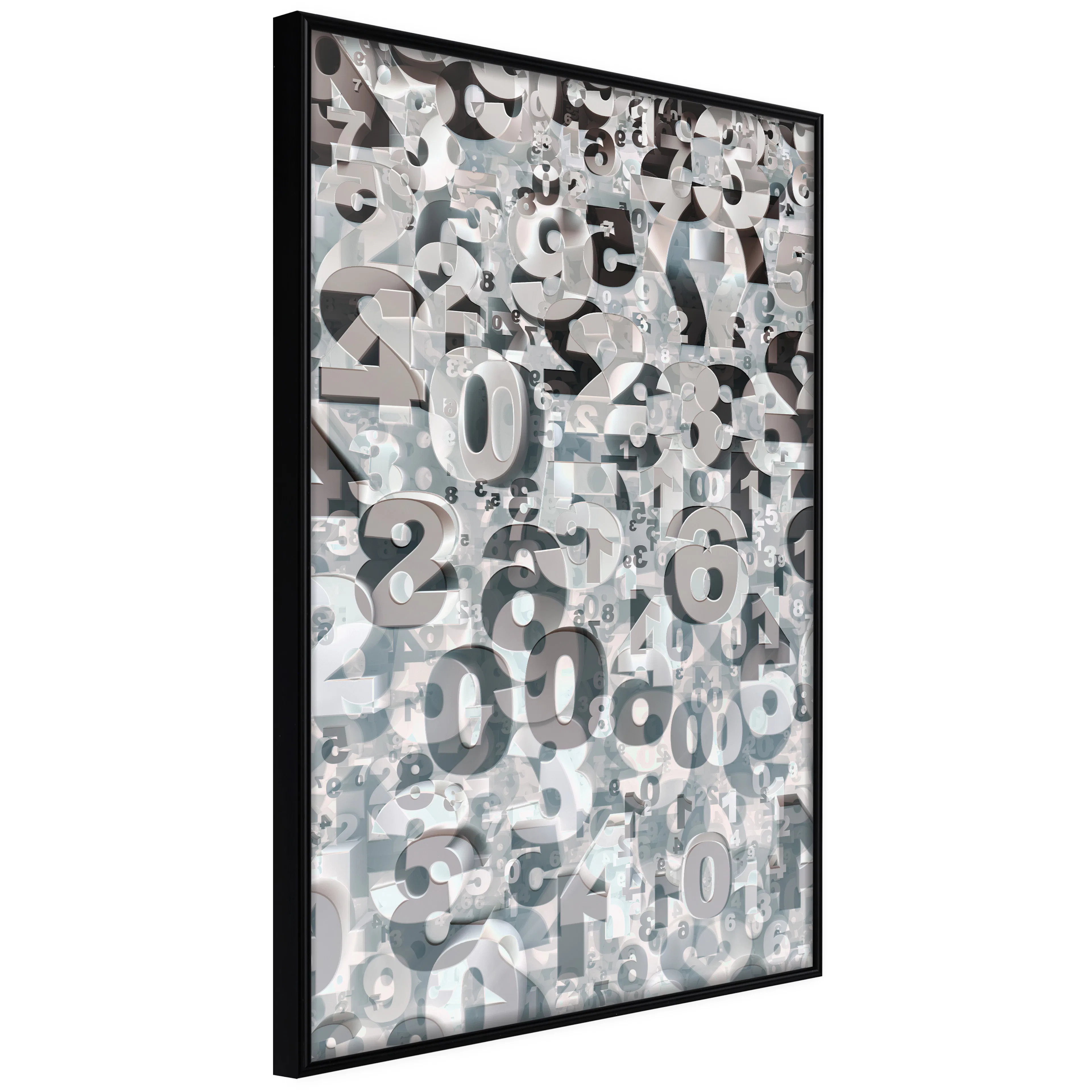 Affisch - Numerology [Poster] 40x60 Svart ram, 40x60 cm