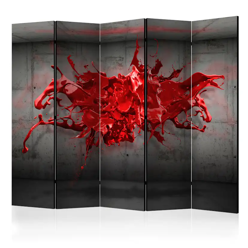 Rumsavdelare Arkiio Red Ink Blot II 225x172 cm