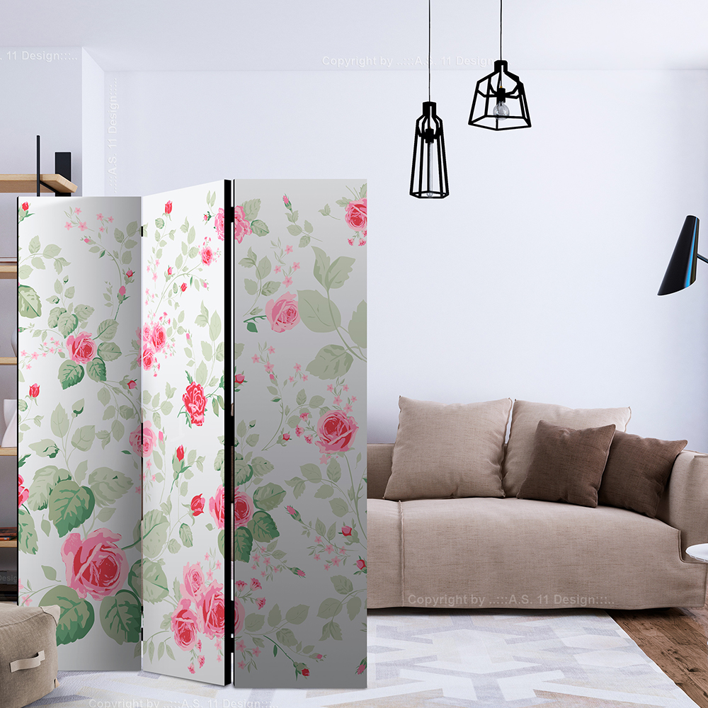 Rumsavdelare Skärmvägg Arkiio Rosy Pleasures 135x172 cm