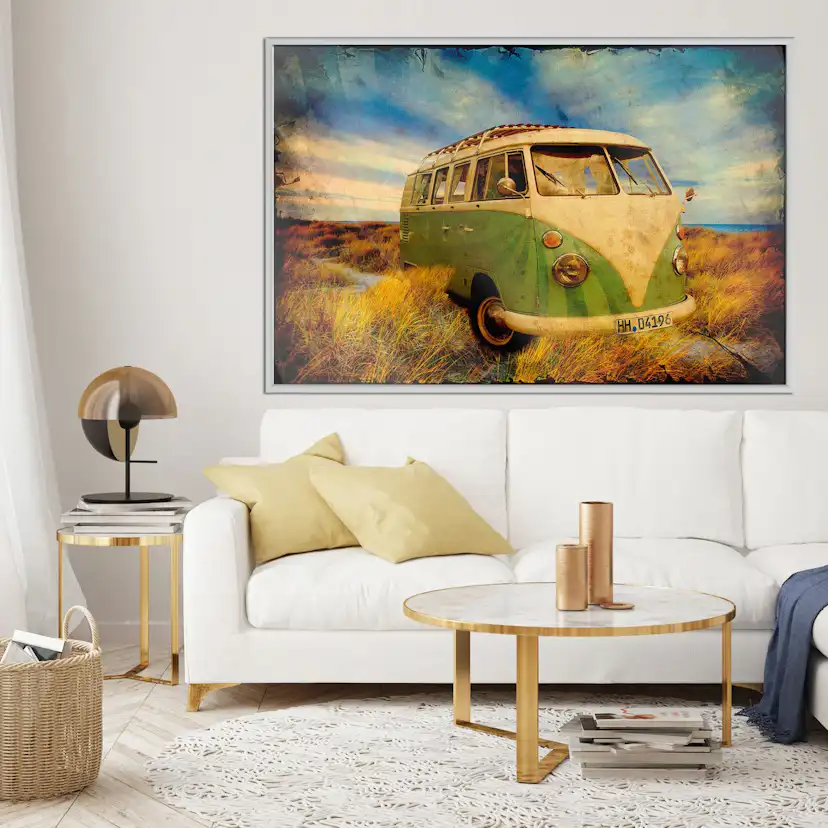 Poster Artgeist Affisch Retro Bus