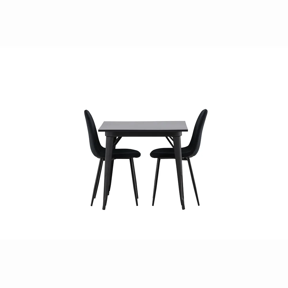 Matgrupp Venture Home Tempe med 2 Polar Stolar Sammet