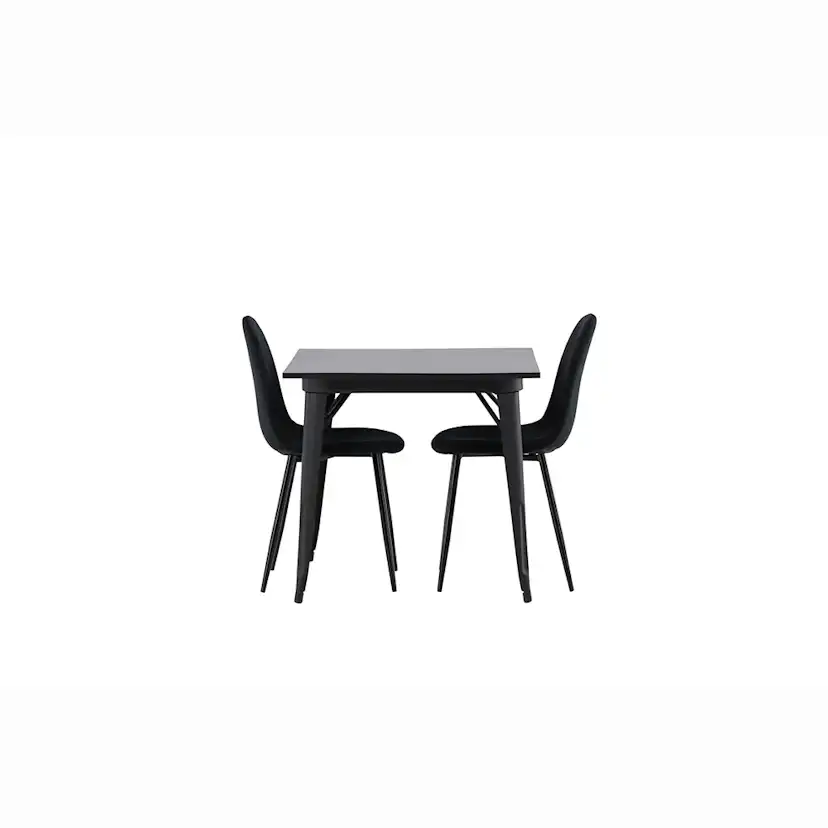 Matgrupp Venture Home Tempe med 2 Polar Stolar Sammet