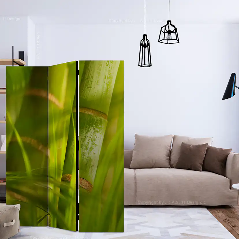 Rumsavdelare Skärmvägg Arkiio Bamboo Nature Zen 135x172 cm