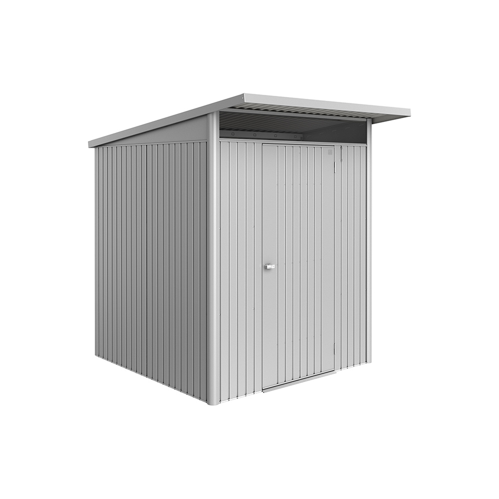 Redskapsbod Biohort Avantgarde Eco A1 Metallic Silver Standarddörr