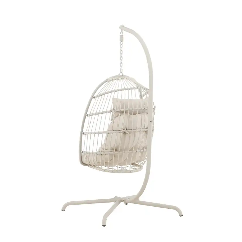 Trezza Haning Chair - Beige / Beige Beige