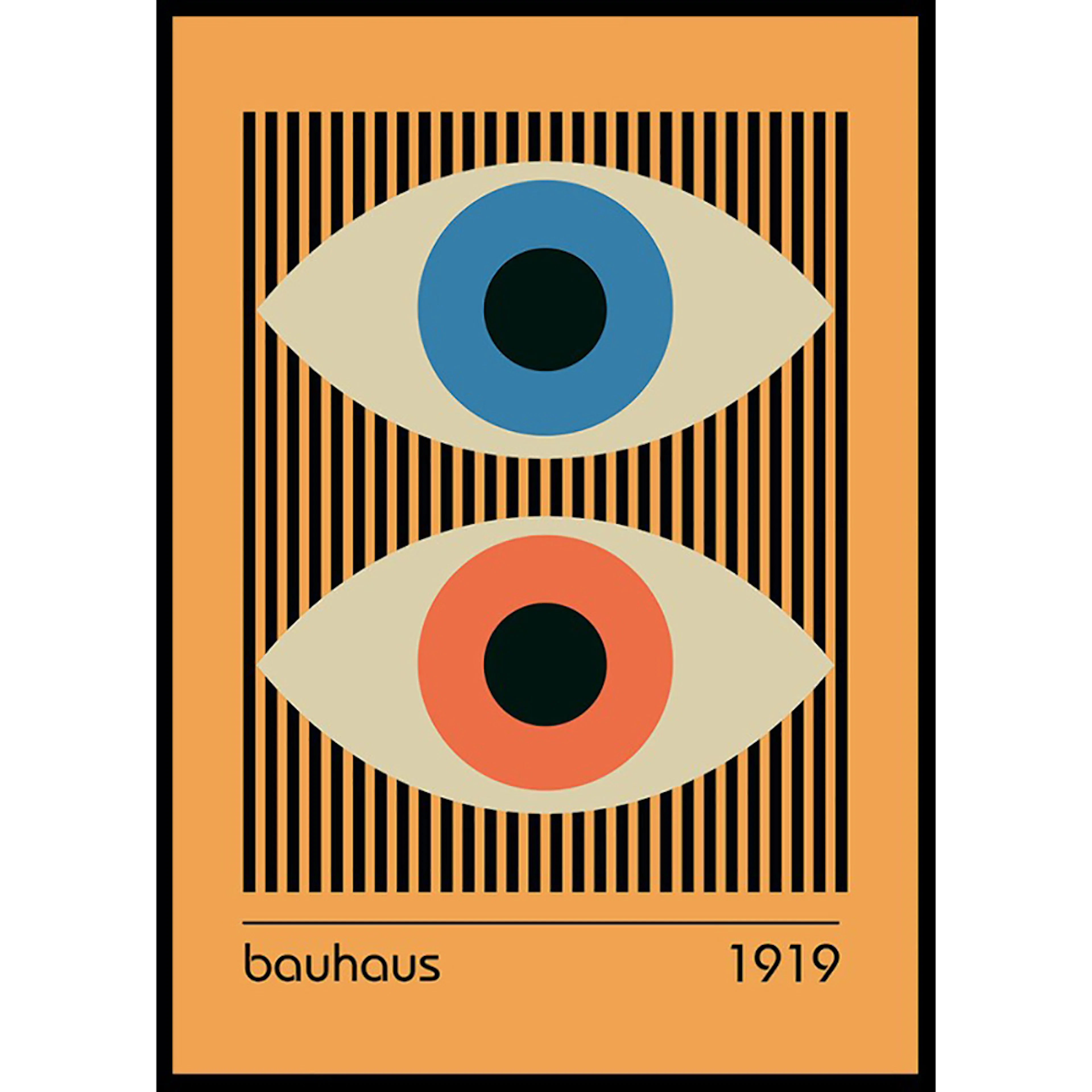 Poster Gallerix Bauhaus Eyes No1