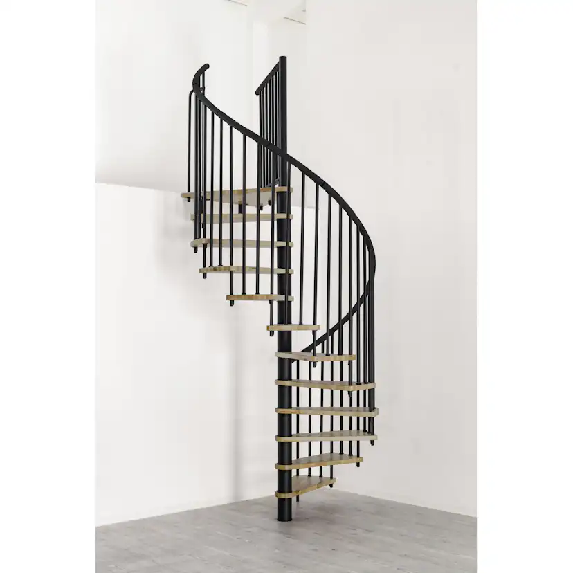 Spiraltrappa Byggera Euro Design Svart