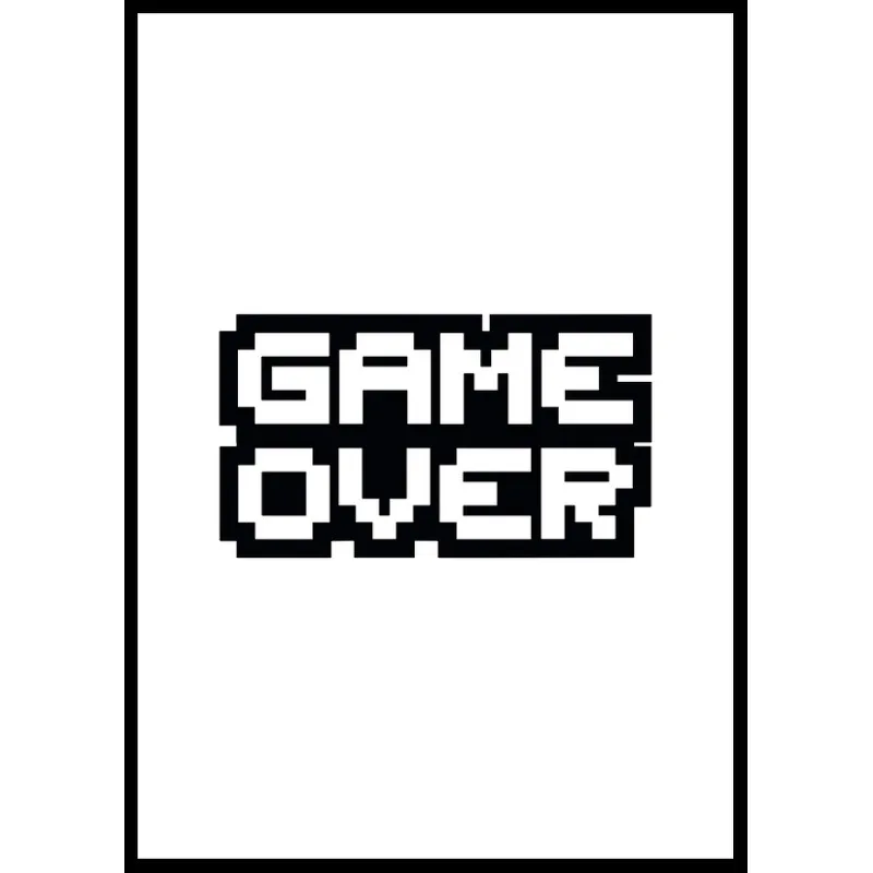 Poster Gallerix Game Over