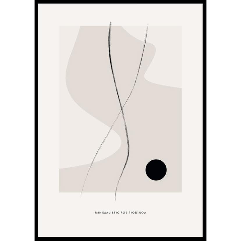 Poster Gallerix Minimalistic Position No2