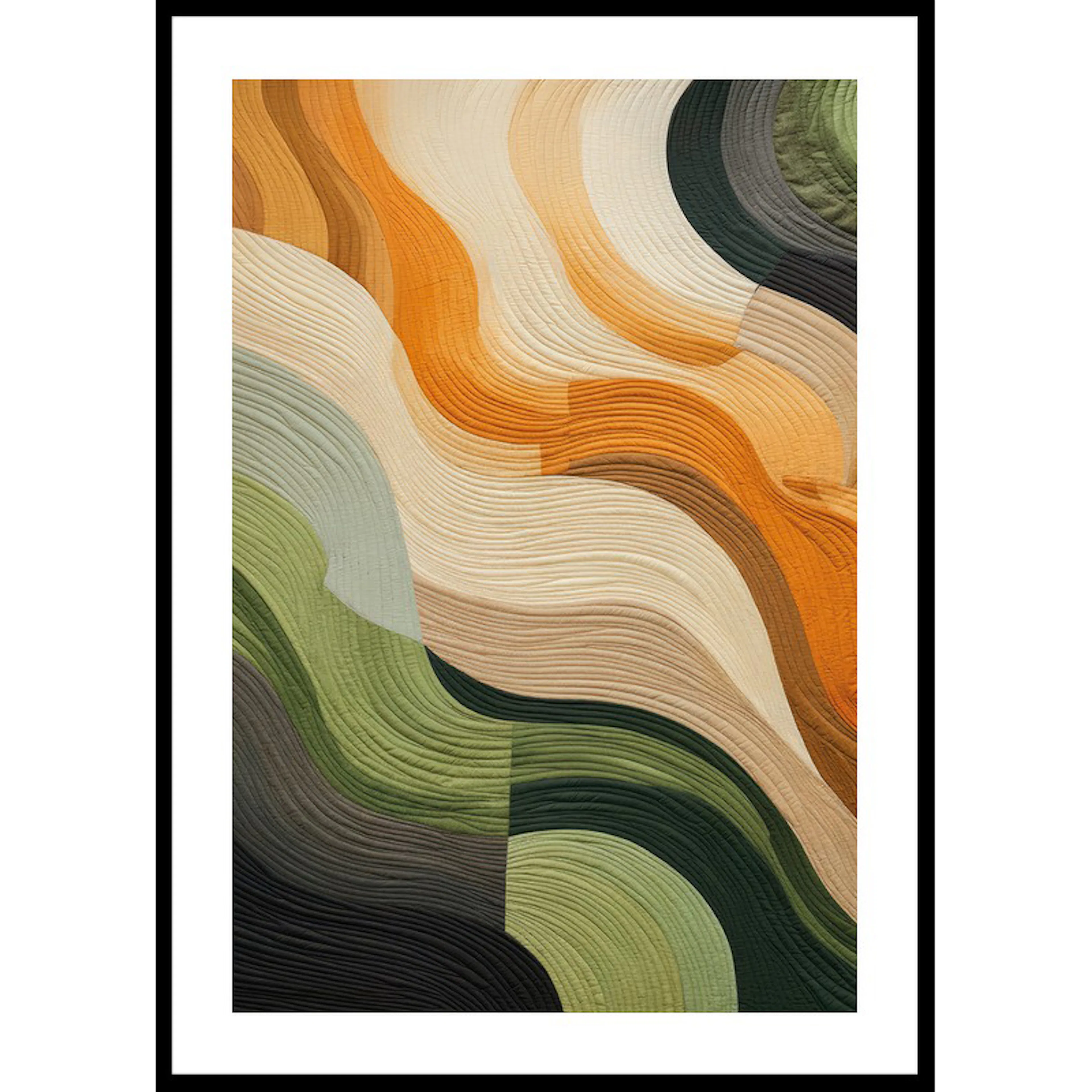 Poster Gallerix Woodland Harmony Fabric