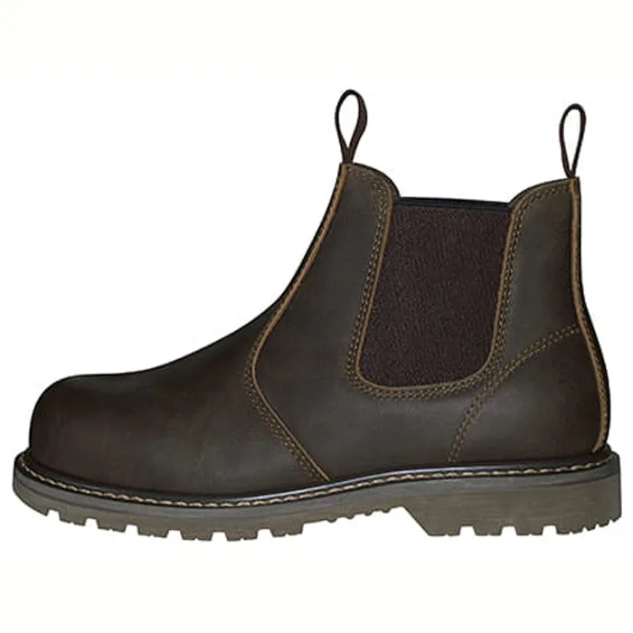 Arbetskängor Ryom Rico Läderboots Brun