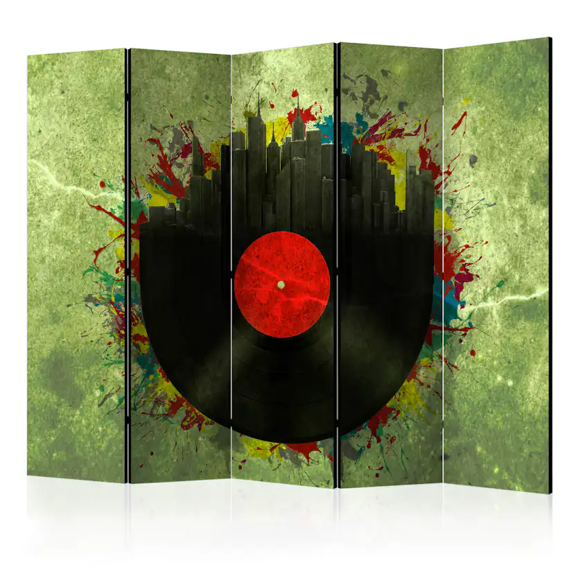 Rumsavdelare Arkiio Colorful Melodies of the city II 225x172 cm