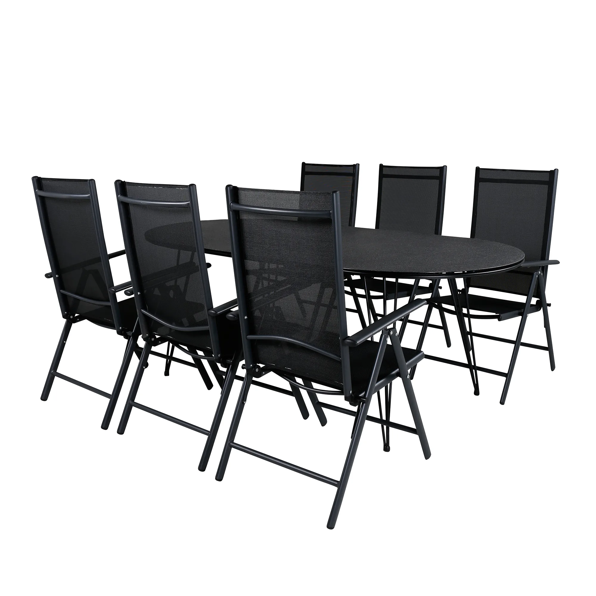 Matgrupp Venture Home Ville med 6 Bend Matstolar