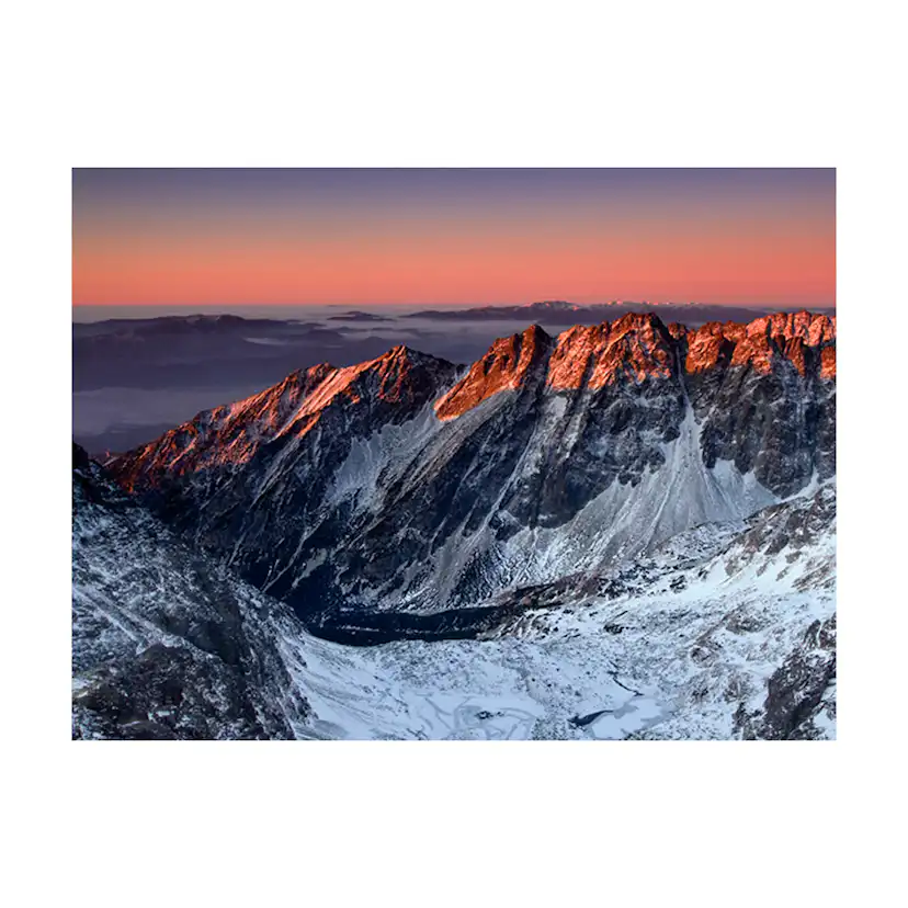 Fototapet Arkiio Beautiful Sunrise In The Rocky Mountains