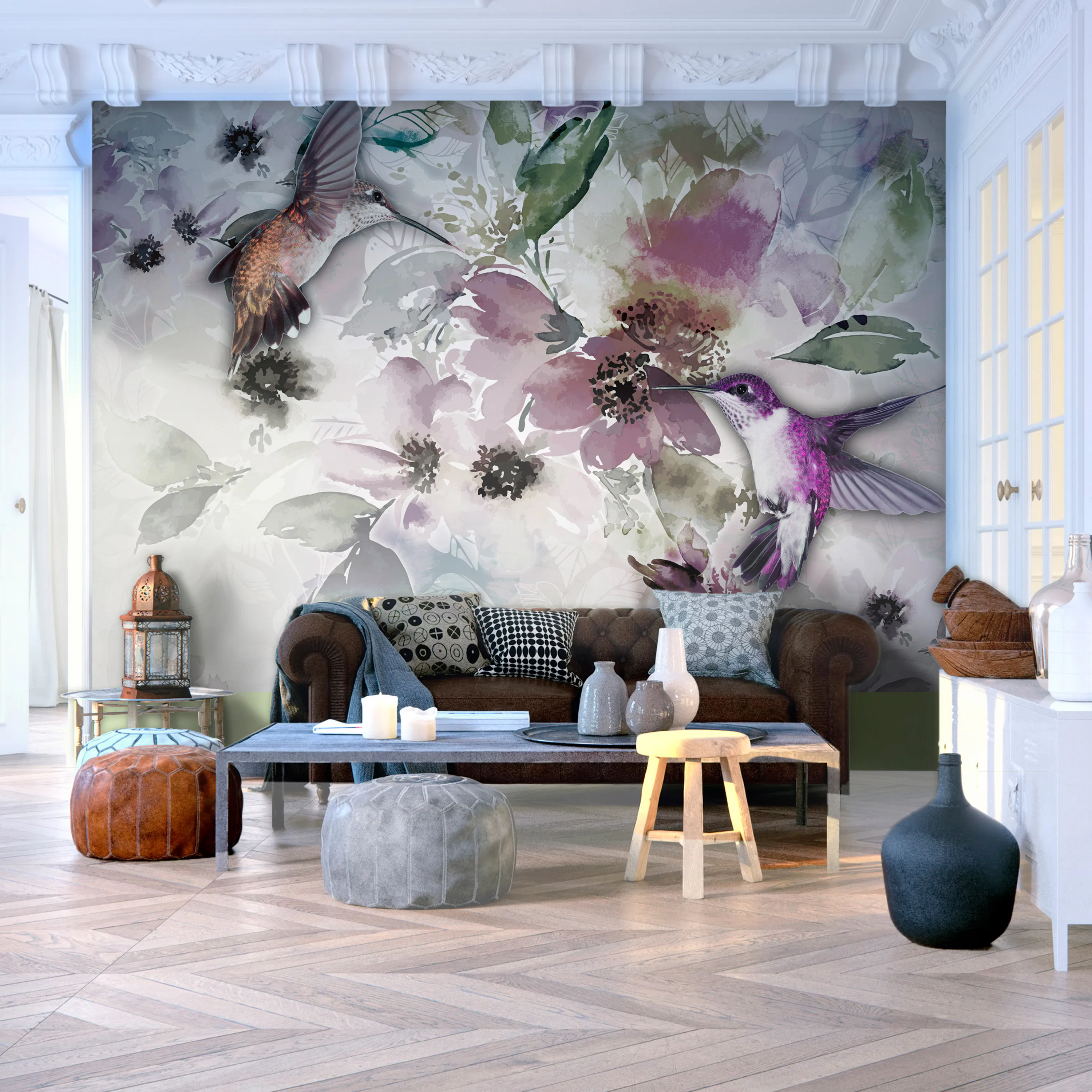 Fototapet Arkiio Självhäftande Nature In Watercolor