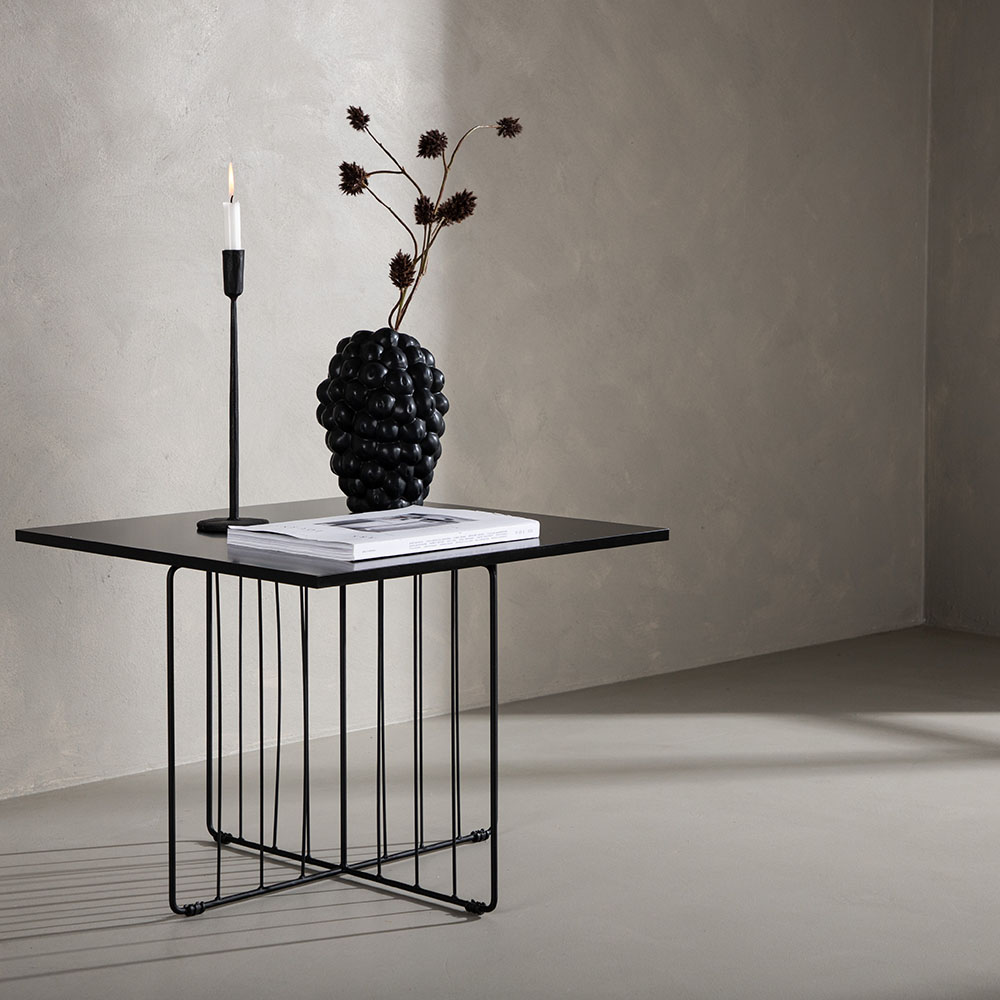 Dayton Sofa Table - Black / Black MDF Svart