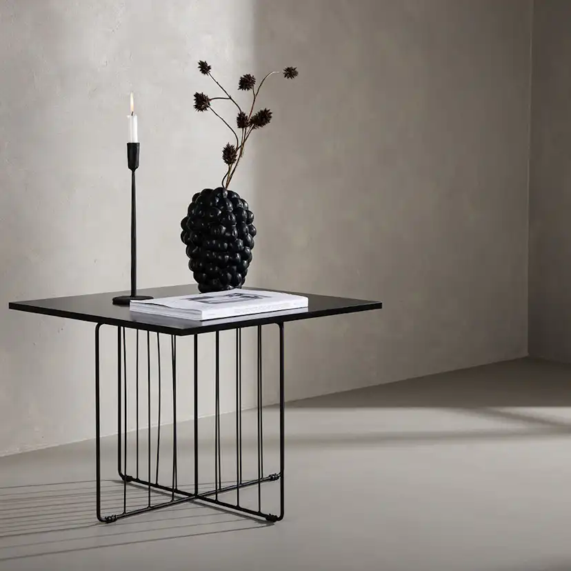 Dayton Sofa Table - Black / Black MDF Svart