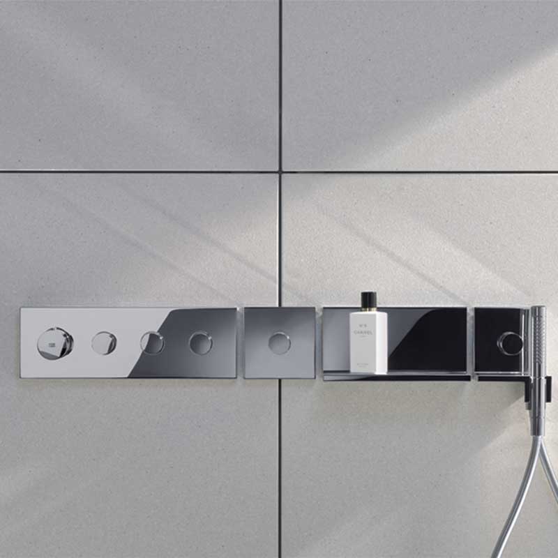 Termostatmodul Axor ShowerCollection 120/120 Square för Inbyggnad
