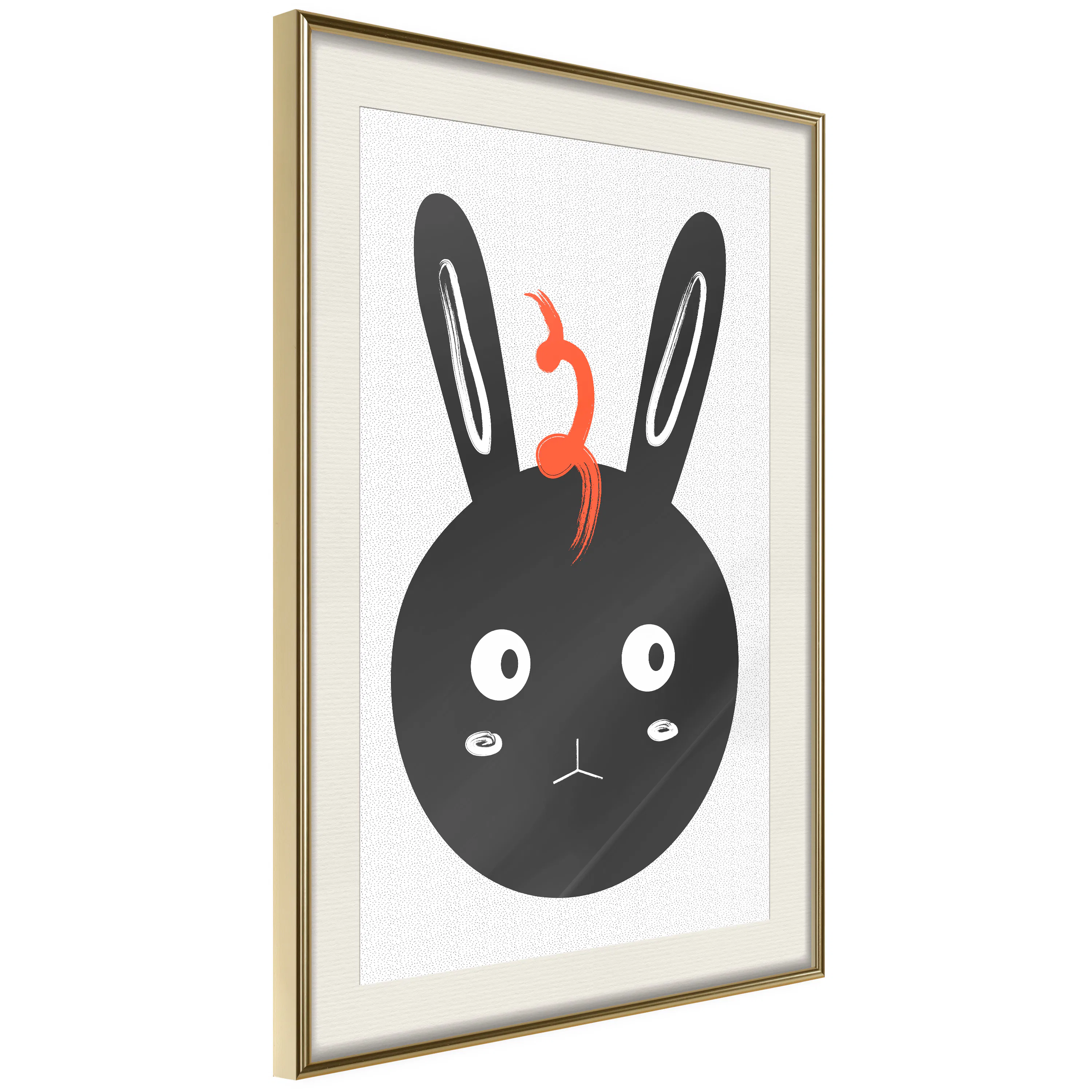 Poster Artgeist Affisch Rabbit Sees Everything