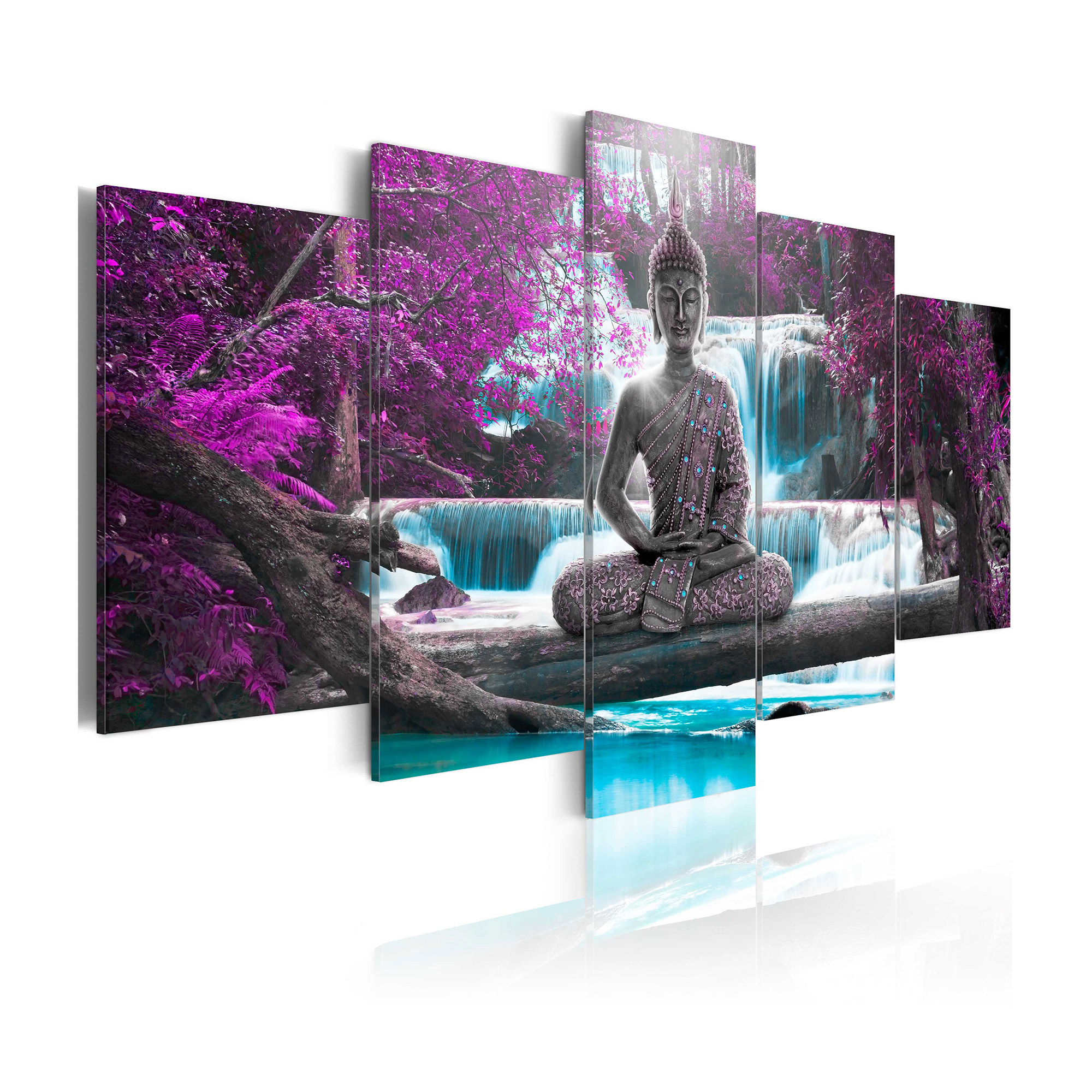 Tavla Arkiio Waterfall And Buddha