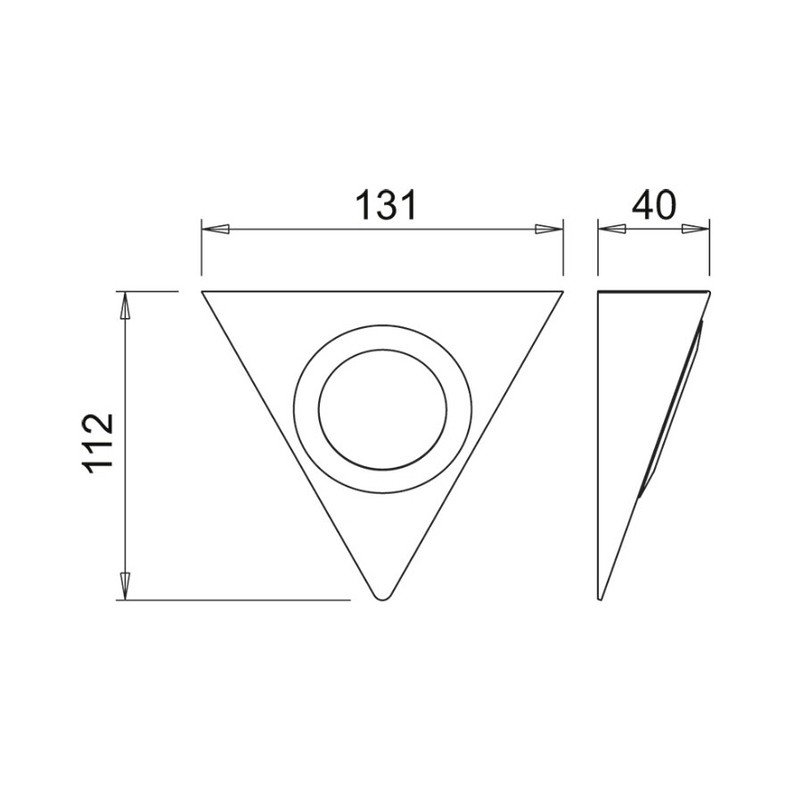 Bänkbelysning Beslag Design Menfi LED