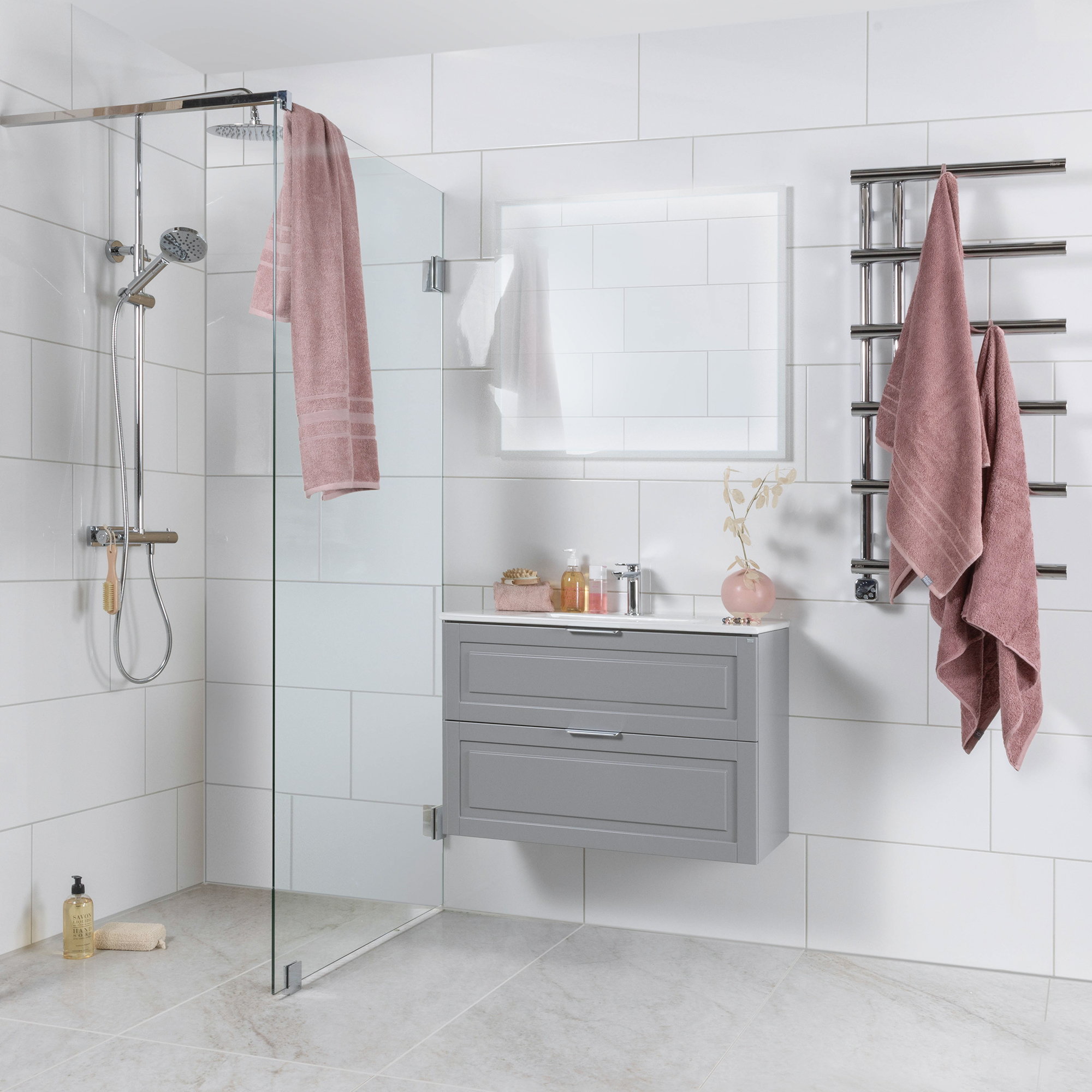 Kakel ArcTile Line White (vit blank) Glossy 30x60 cm