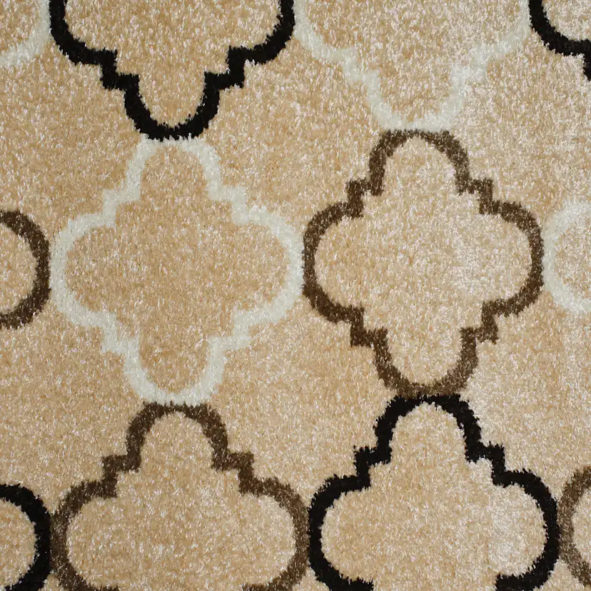 Wiltonmatta D-sign Florence Beige/Mörkbrun