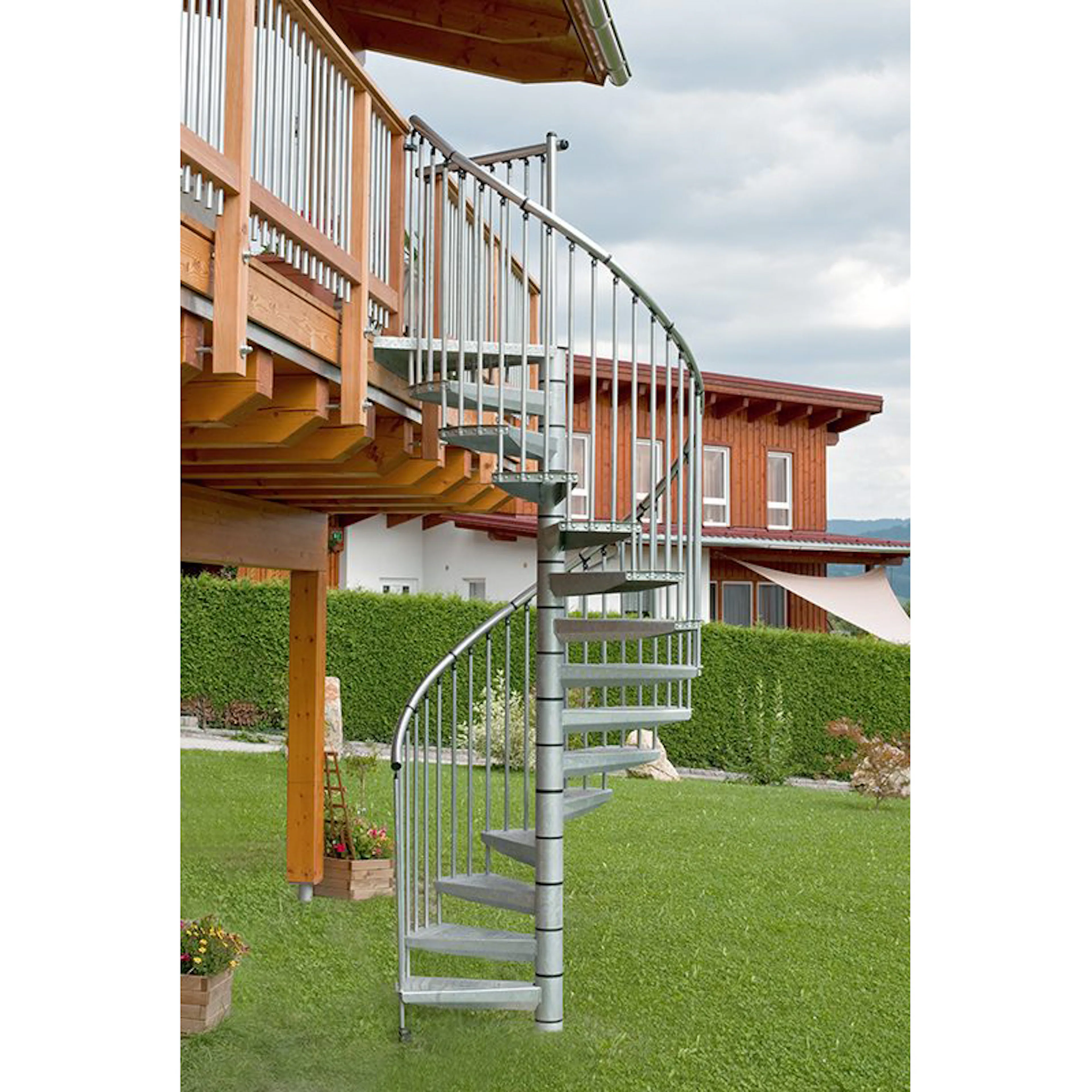 Royal Zink spiraltrappa - Ø1400 mm Spiraltrappa Royal Zink  Ø1400 mm