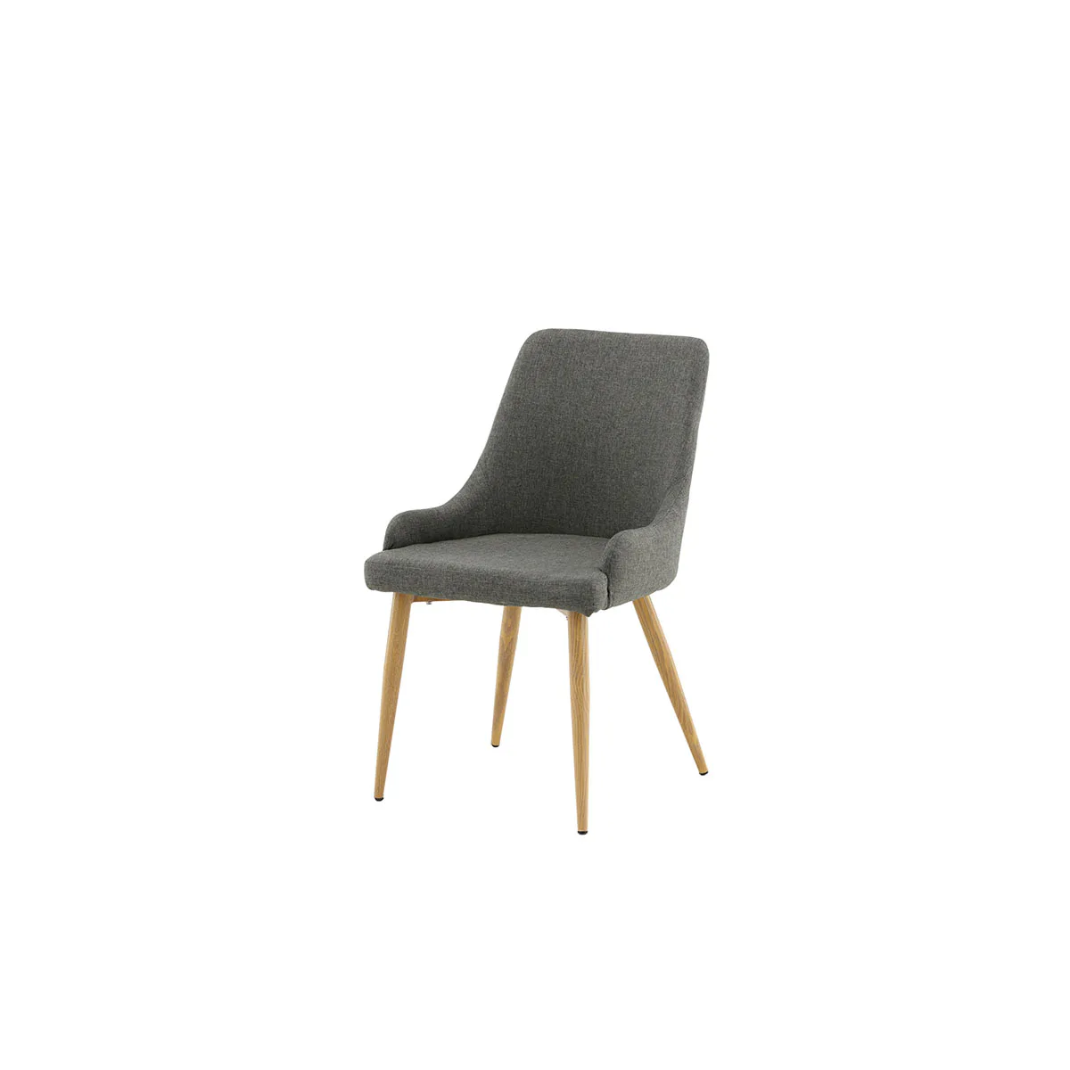 Plaza - Dining chair - Dark grey Grå/Trä