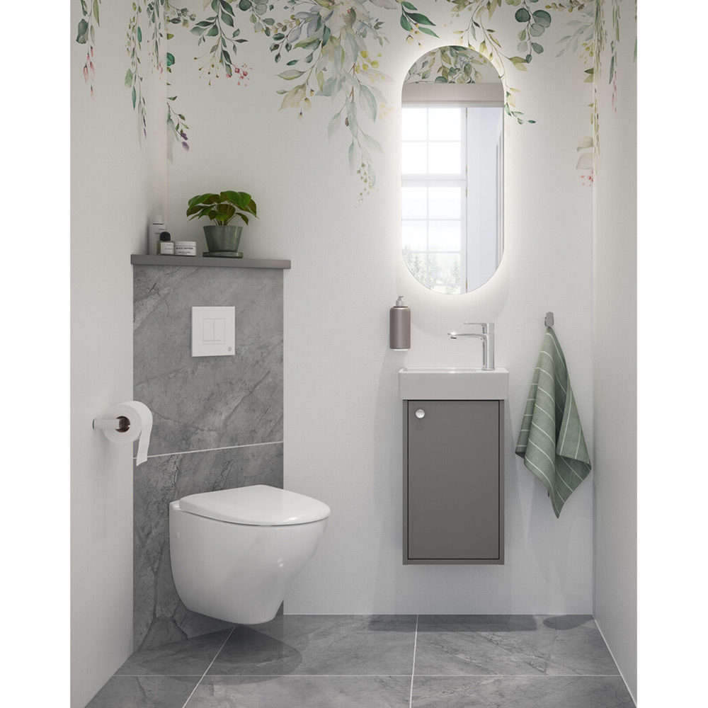 Vägghängd Toalettstol Gustavsberg Nautic 1530 Hygienic Flush