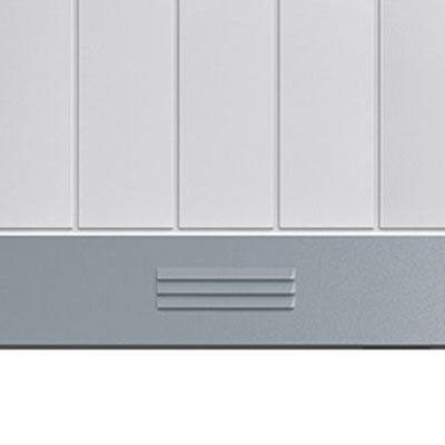 Sparkplåt Diplomat Ventilerad för Garageport