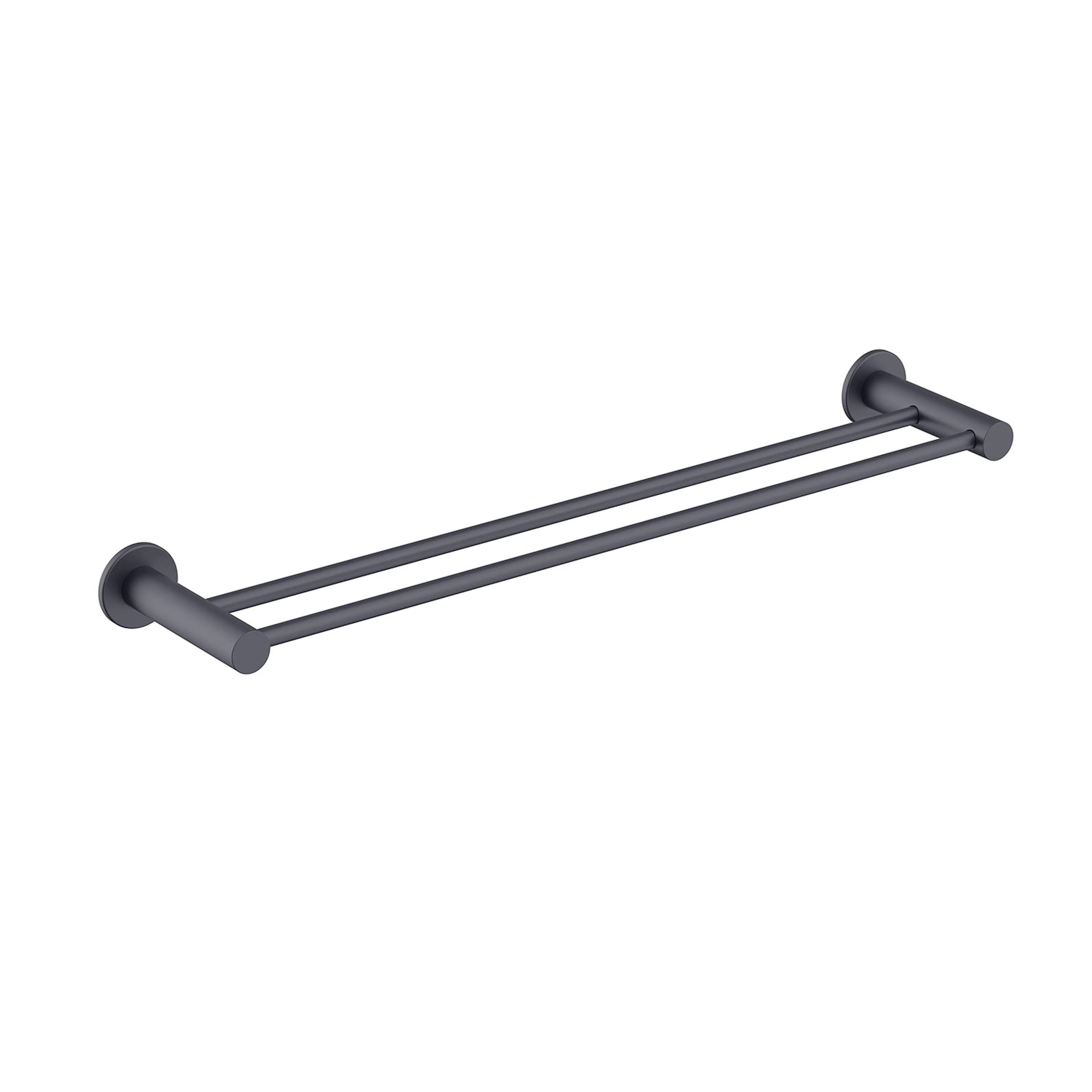 Handduksstång Bathlife Avlasta 60cm dubbel Matt svart 60cm dubbel Matt Svart