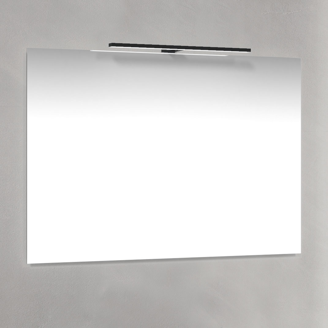 Spegel Macro Design med Svart T-belysning