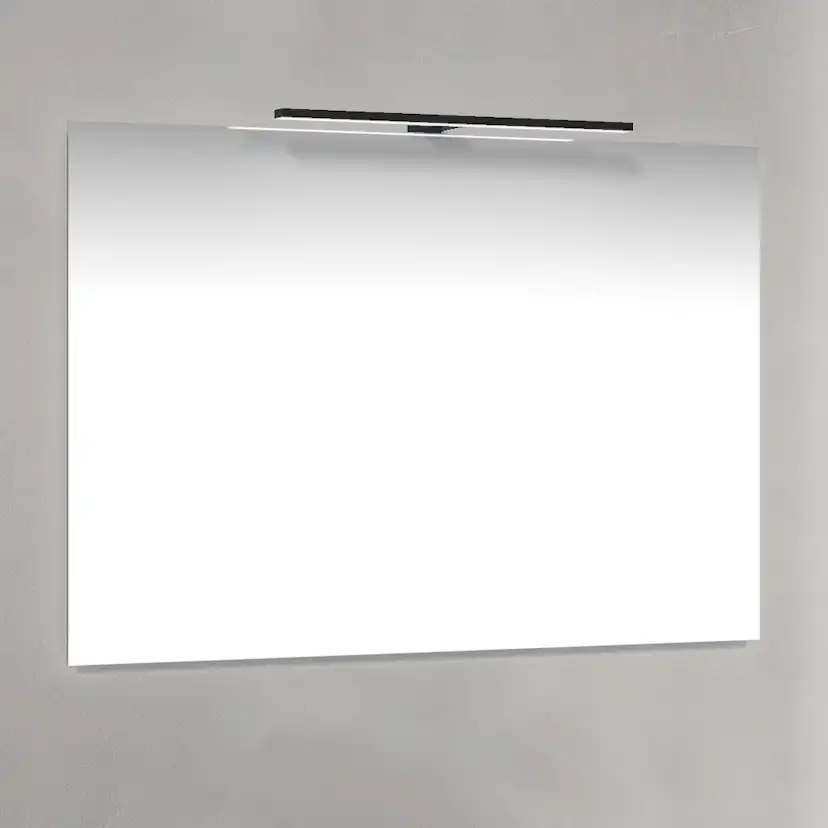 Spegel Macro Design med Svart T-belysning
