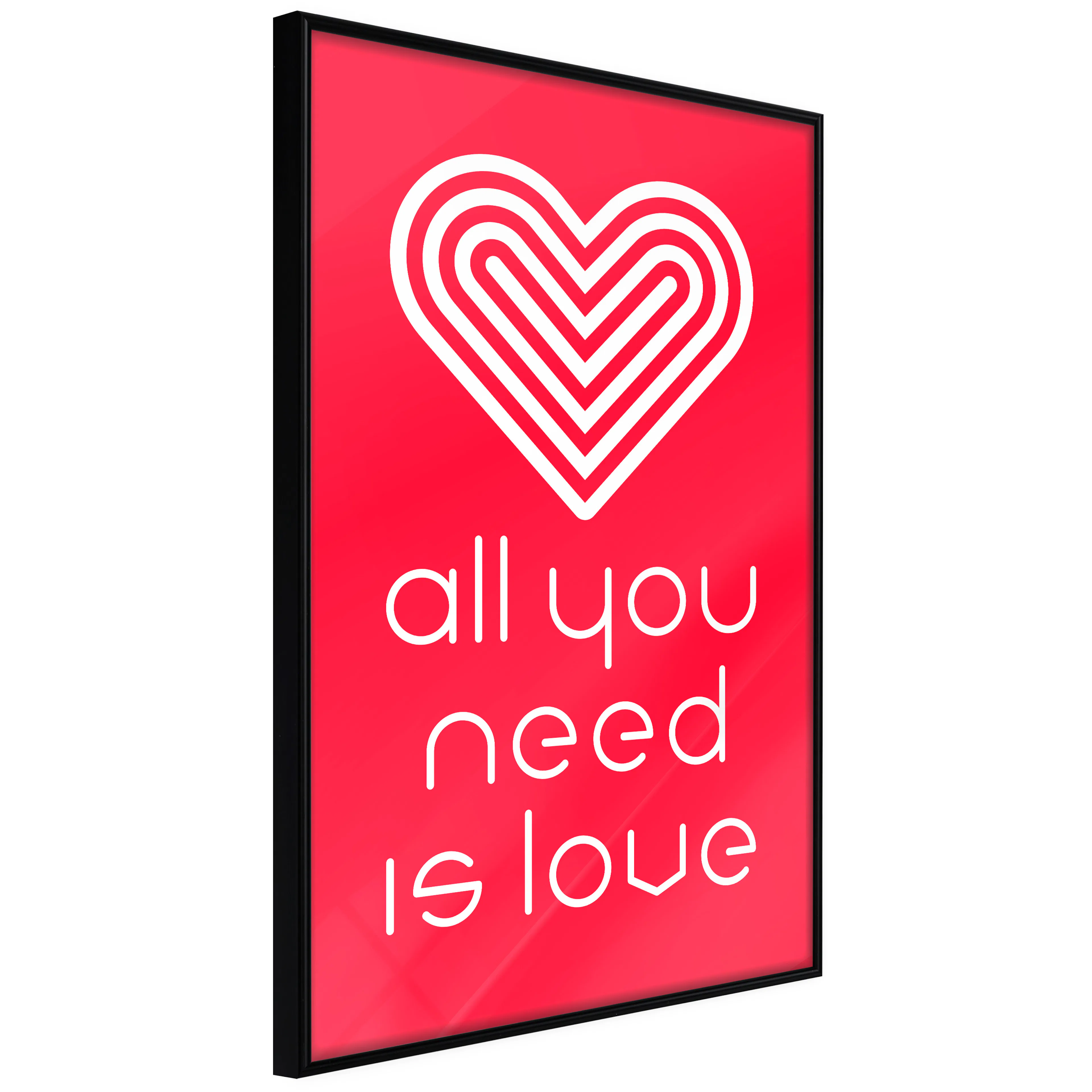 Affisch - Let's Make Love [Poster] 40x60 Svart ram, 40x60 cm