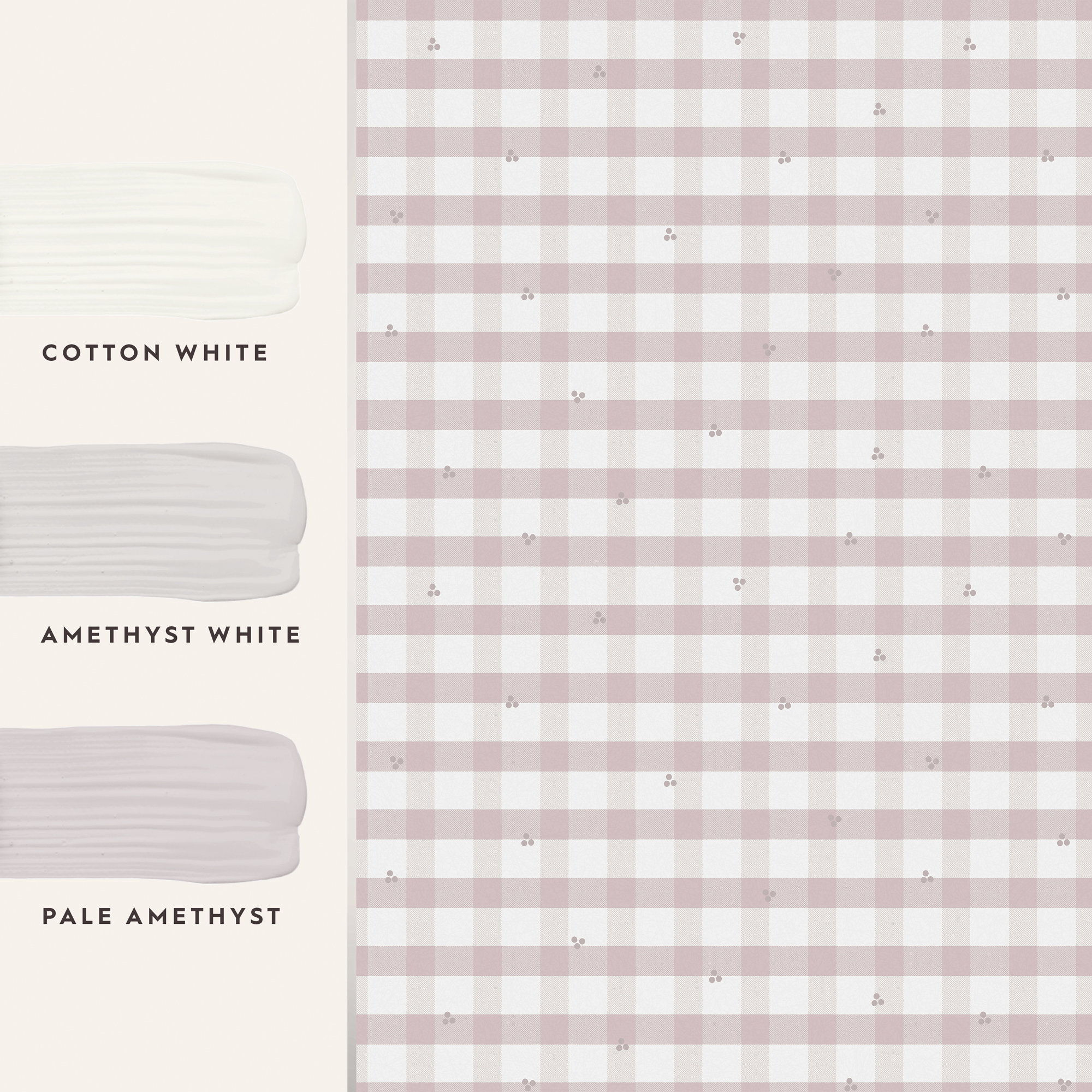 Tapet Laura Ashley Gingham Pale Amethyst Purple 119865