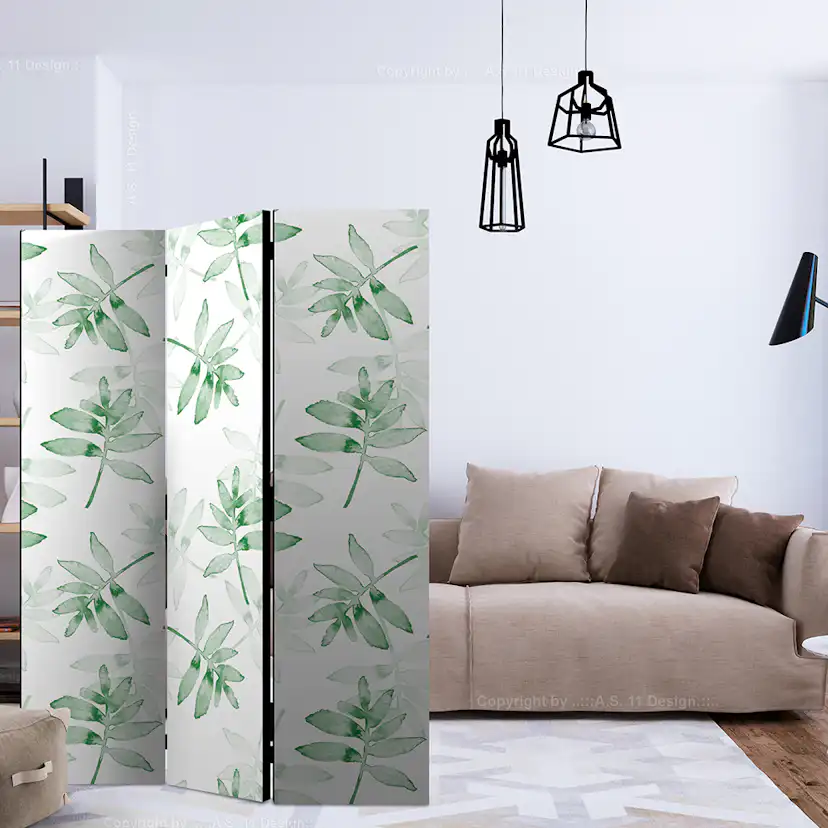 Rumsavdelare Skärmvägg Arkiio Watercolour Branches 135x172 cm